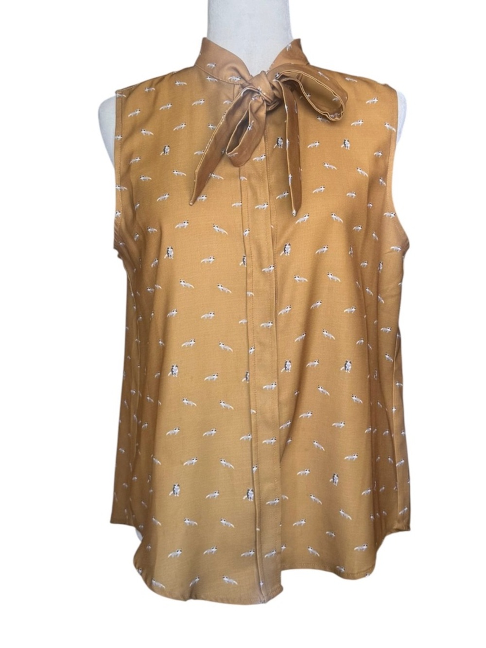 Paper Plane London Raccoon Print Blouse